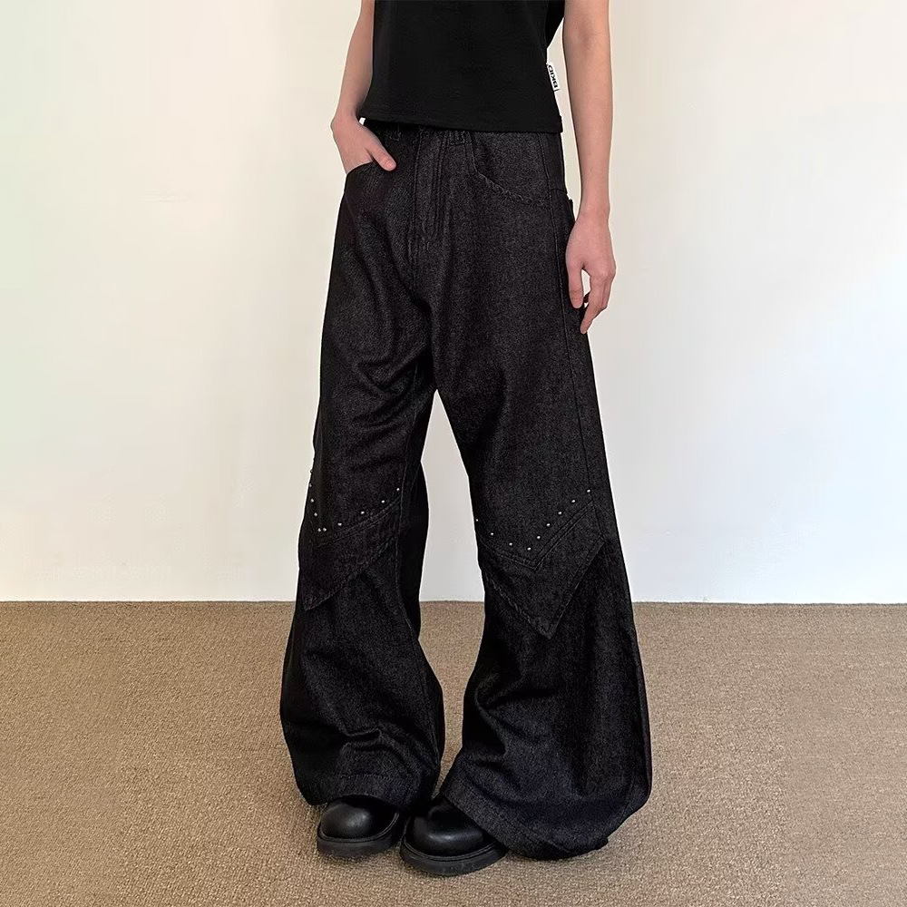 Street Fashion Trend 2025 - 2025 ฤดูร้อนใหม่ผู้ชายตรงกางเกงยีนส์อเมริกัน Harajuku Retro แนวโน้มแฟชั่น Street
