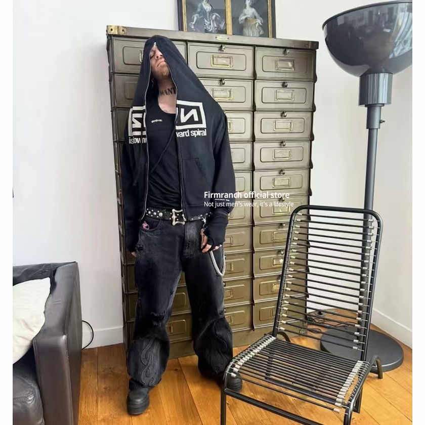 Firmranch ใหม่ฤดูใบไม้ร่วงฤดูห - Street Fashion Zip Up Hoodie บทวิจารณ์และราคา