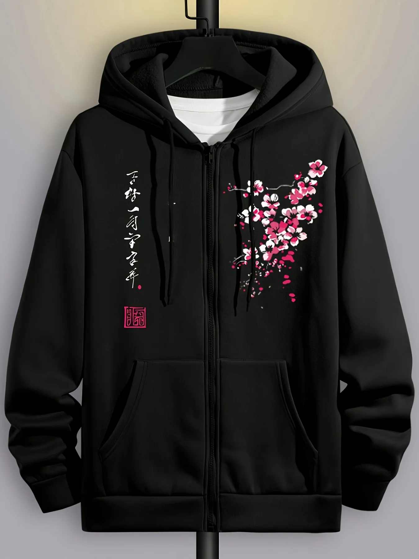 เสื้อฮู้ดดี้ผู้ชายแบบซิปยาว แข - Street Fashion Zip Up Hoodie บทวิจารณ์และราคา