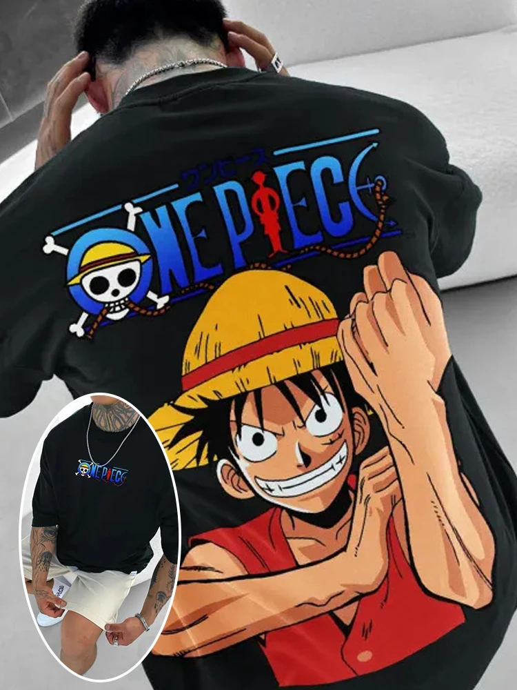 เสื้อผ้าลายพิมพ์ ONE PIECE ลูฟ - Street Fashion Trend 2025 บทวิจารณ์และราคา