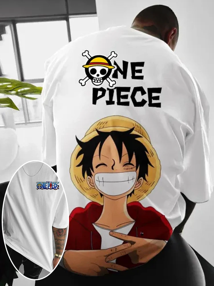 เสื้อผ้าลายพิมพ์ ONE PIECE ลูฟ - Street Fashion Trend 2025 บทวิจารณ์และราคา