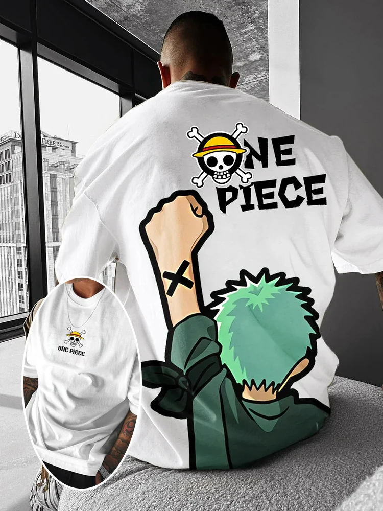 เสื้อผ้าลายพิมพ์ ONE PIECE ลูฟ - Street Fashion Trend 2025 บทวิจารณ์และราคา