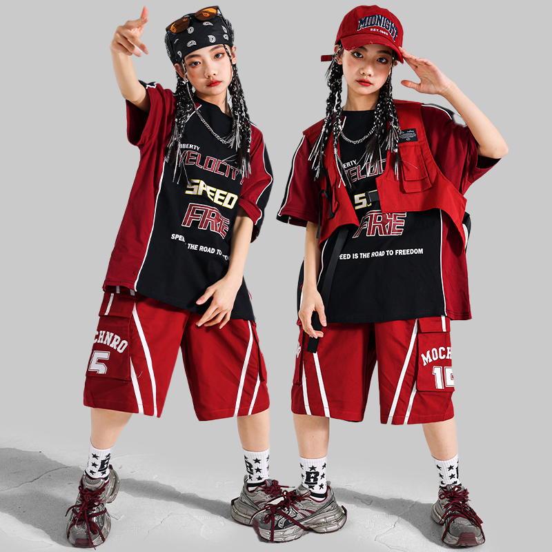 วัยรุ่นแฟชั่น Hiphop ชุดเต้นรํ - Street Fashion Clothing บทวิจารณ์และราคา
