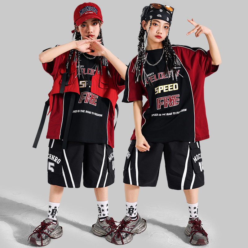 วัยรุ่นแฟชั่น Hiphop ชุดเต้นรํ - Street Fashion Clothing บทวิจารณ์และราคา