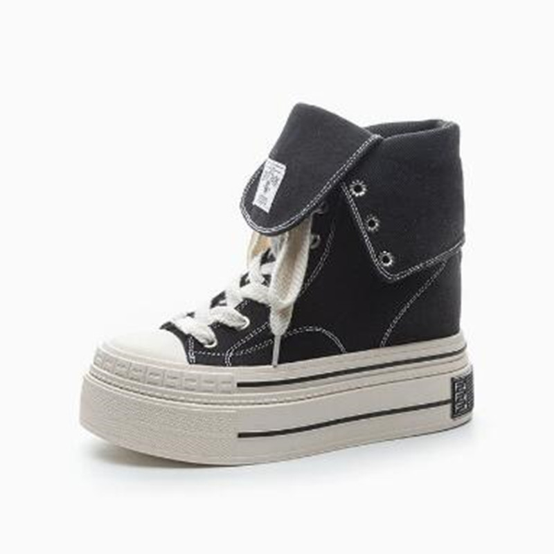 รองเท้าสเก็ตบอร์ดแบบมีรูระบายอ - Street Fashion Denim บทวิจารณ์และราคา