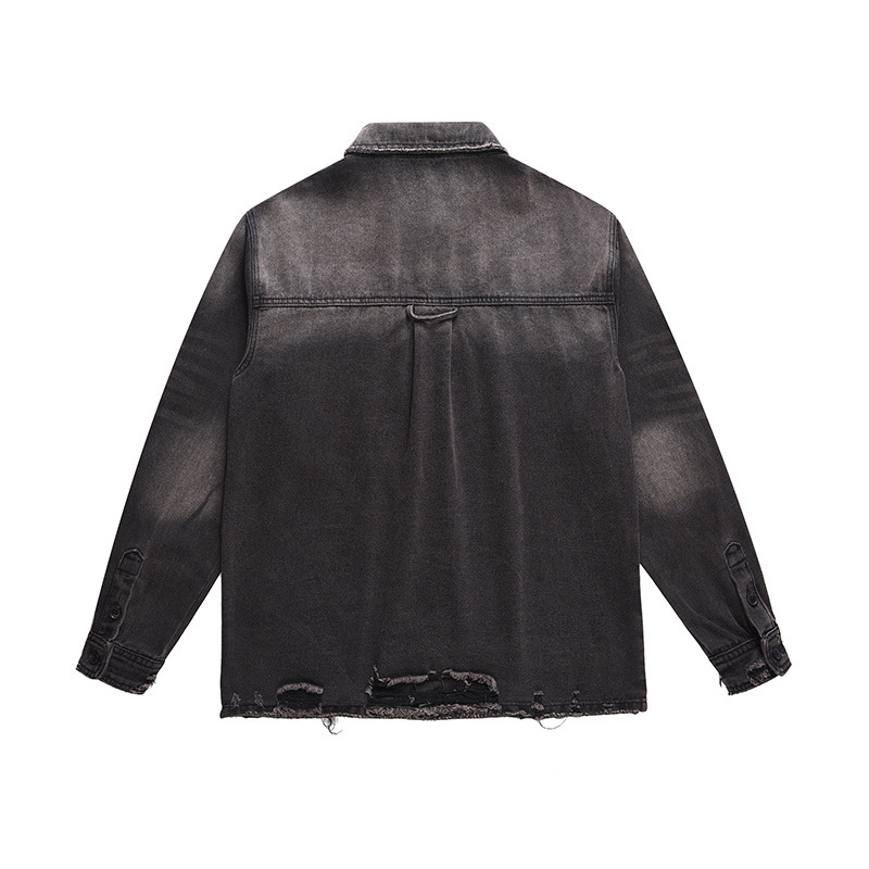 เสื้อแจ็คเก็ตยีนส์ขาดๆ สไตล์สต - Street Fashion Denim บทวิจารณ์และราคา