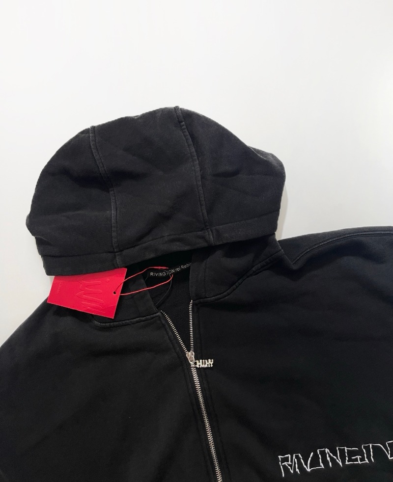 เสื้อฮู้ดดี้ RRR-123 ปักโลโก้  - Street Fashion Zip Up Hoodie บทวิจารณ์และราคา