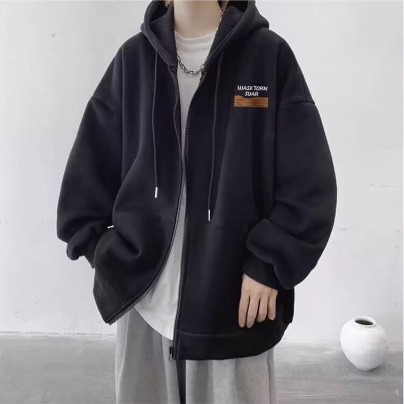 เสื้อฮู้ดดี้ผู้ชายสไตล์สตรีท ส - Street Fashion Zip Up Hoodie บทวิจารณ์และราคา