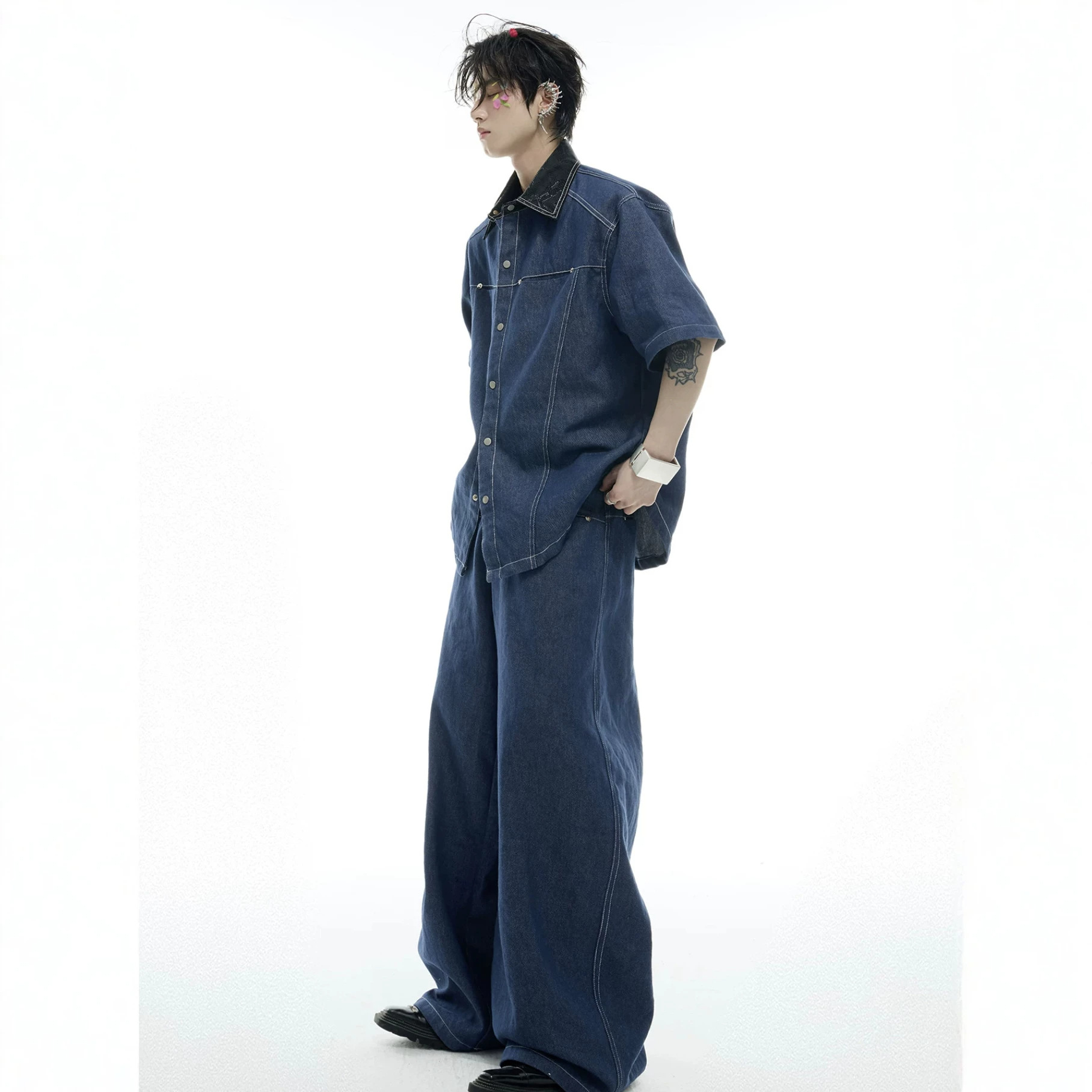 ชุดเซ็ตยีนส์ผู้ชายสไตล์อเมริกั - Street Fashion Denim บทวิจารณ์และราคา