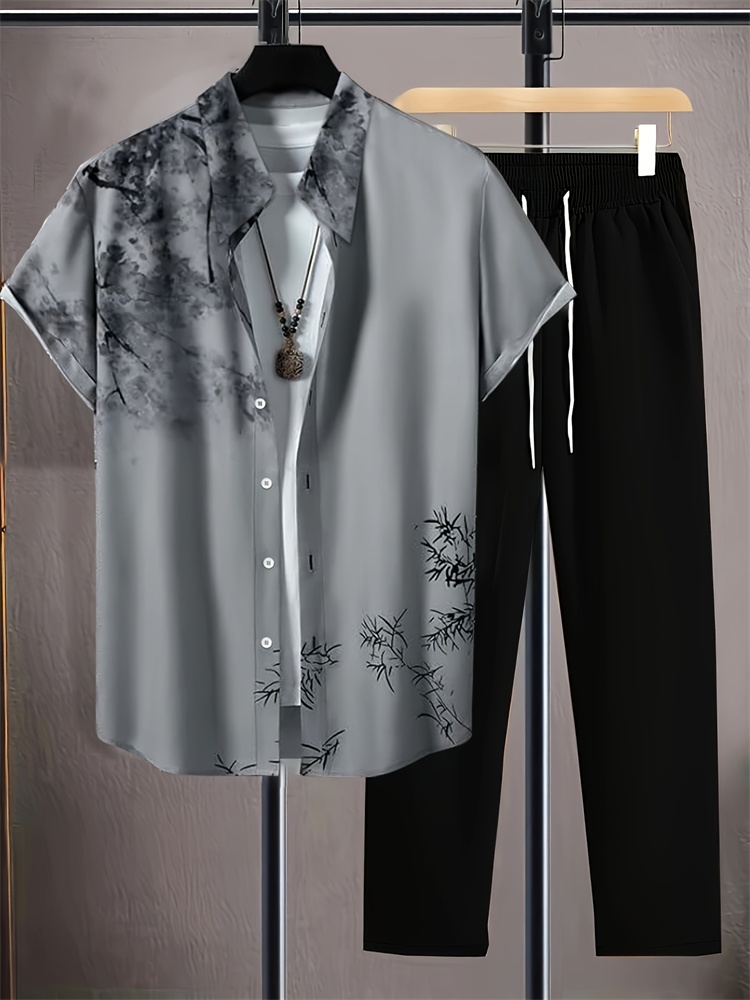 ชุดเสื้อผ้าผู้ชายลายทางพิมพ์ลา - Street Fashion Trend 2025 บทวิจารณ์และราคา