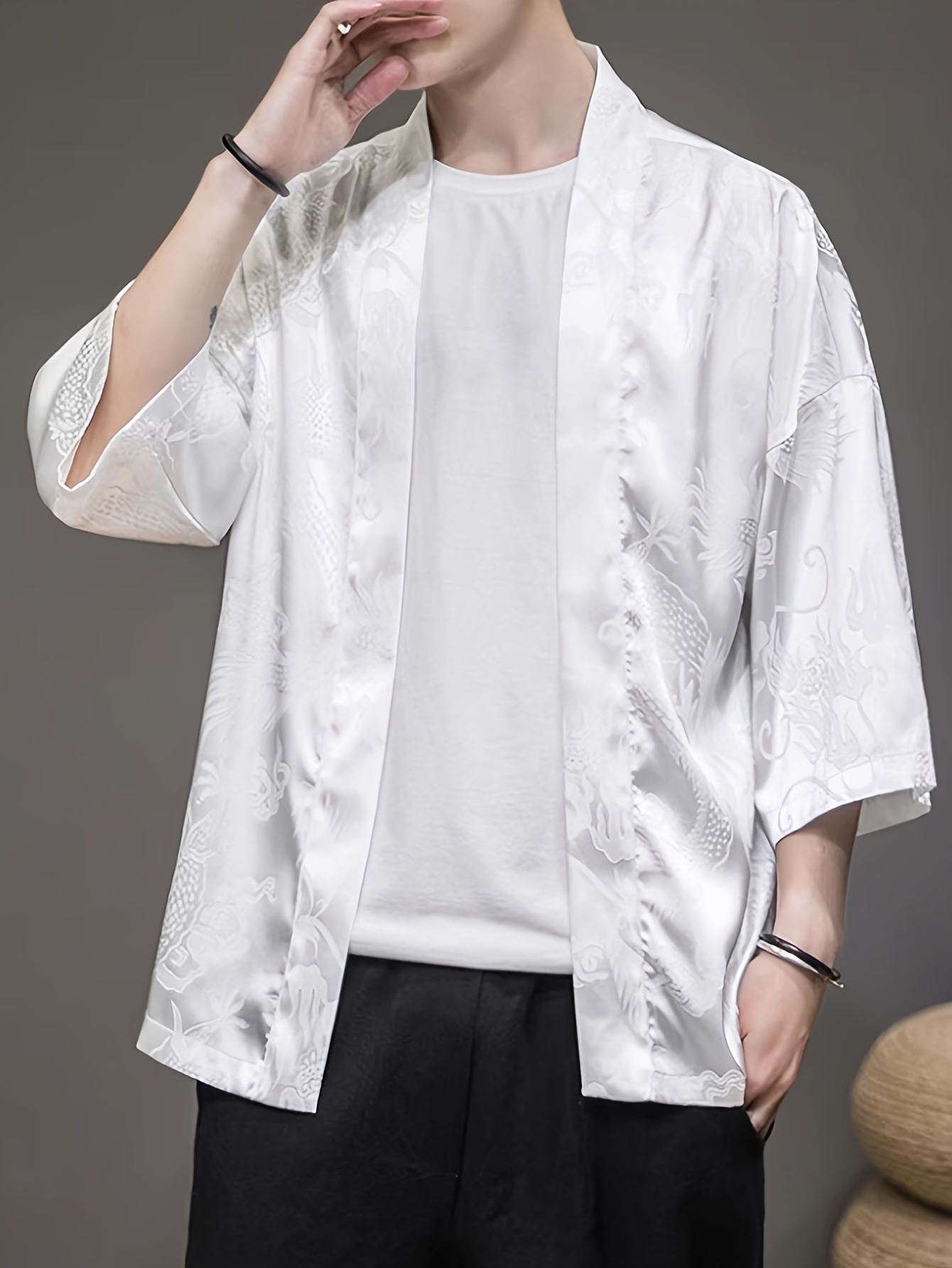 ชุดกิโมโนผู้ชายฤดูร้อนปี 2026  - Street Fashion Clothing บทวิจารณ์และราคา