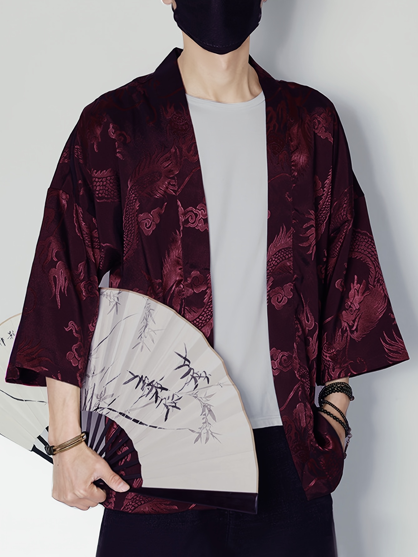 ชุดกิโมโนผู้ชายฤดูร้อนปี 2026  - Street Fashion Clothing บทวิจารณ์และราคา