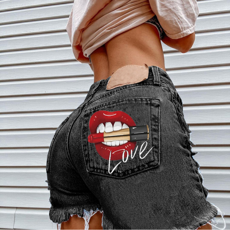 กางเกงยีนส์ขาสั้นสไตล์สตรีทแฟช - Street Fashion Denim บทวิจารณ์และราคา