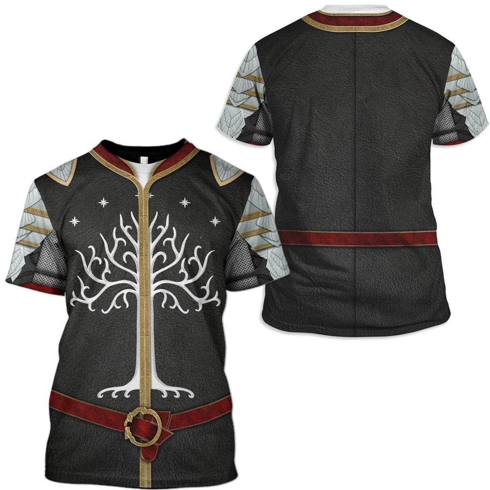อัศวินเกราะ3D พิมพ์ผู้ชาย T เส - Street Fashion Harajuku บทวิจารณ์และราคา
