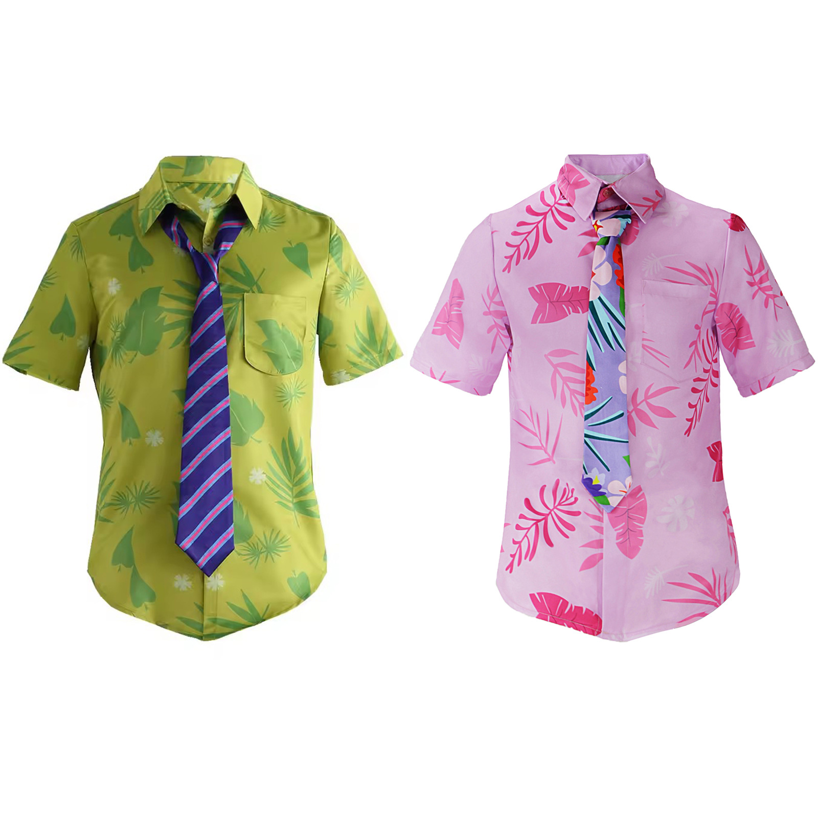 เสื้อฮาวายพิมพ์กีตาร์ดนตรีสําห - Street Fashion Harajuku บทวิจารณ์และราคา