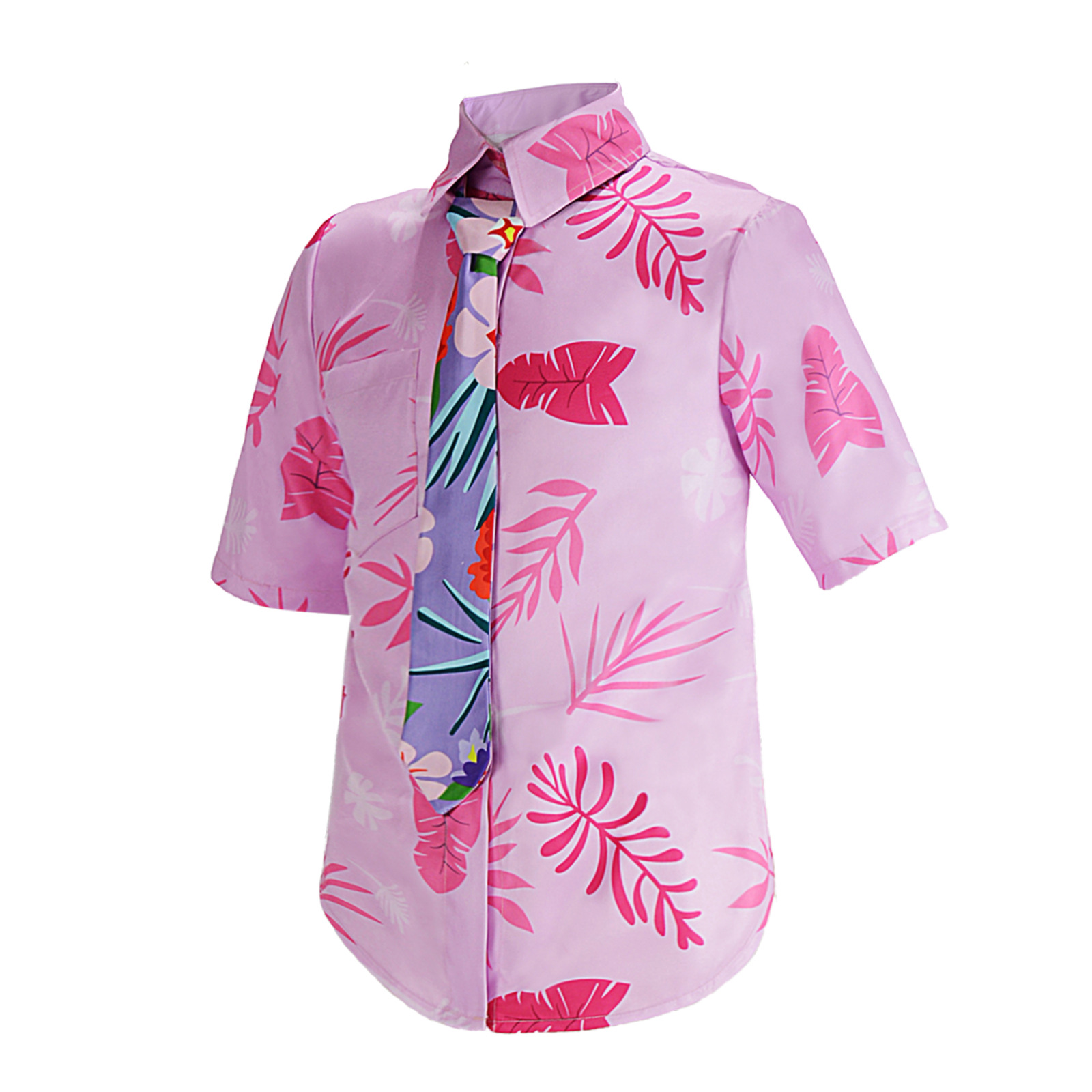 เสื้อฮาวายพิมพ์กีตาร์ดนตรีสําห - Street Fashion Harajuku บทวิจารณ์และราคา