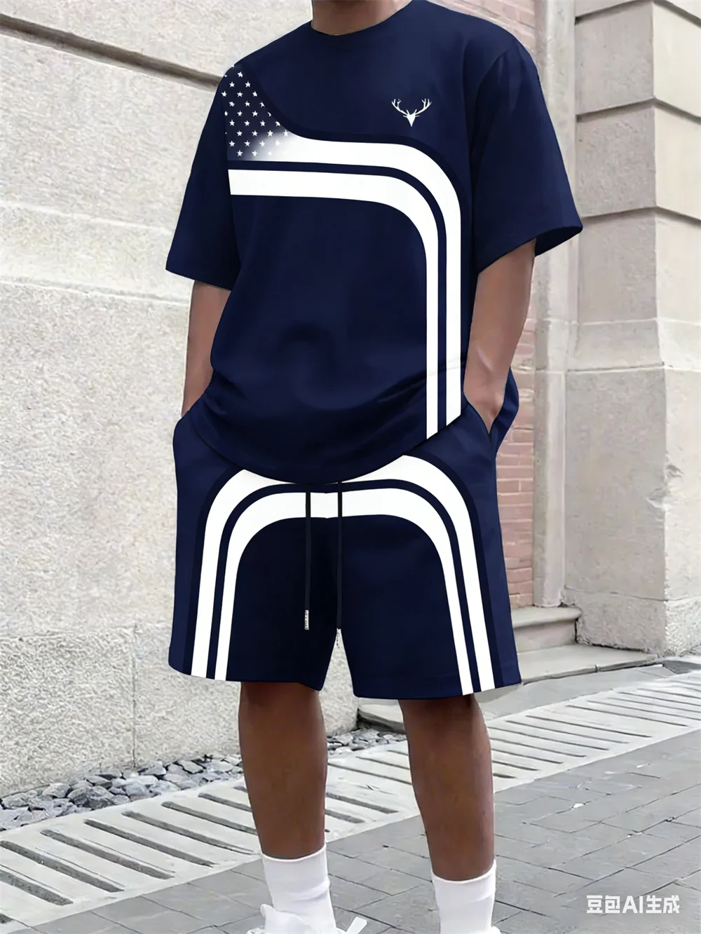 แฟชั่นฤดูร้อนผู้ชายลายพิมพ์ลาย - Street Fashion Clothing บทวิจารณ์และราคา