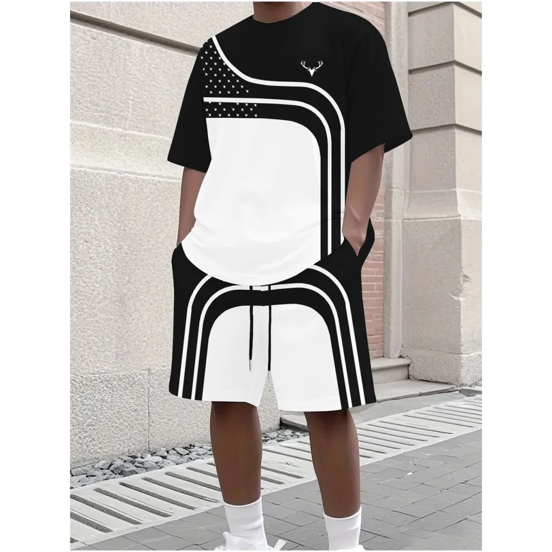 แฟชั่นฤดูร้อนผู้ชายลายพิมพ์ลาย - Street Fashion Clothing บทวิจารณ์และราคา