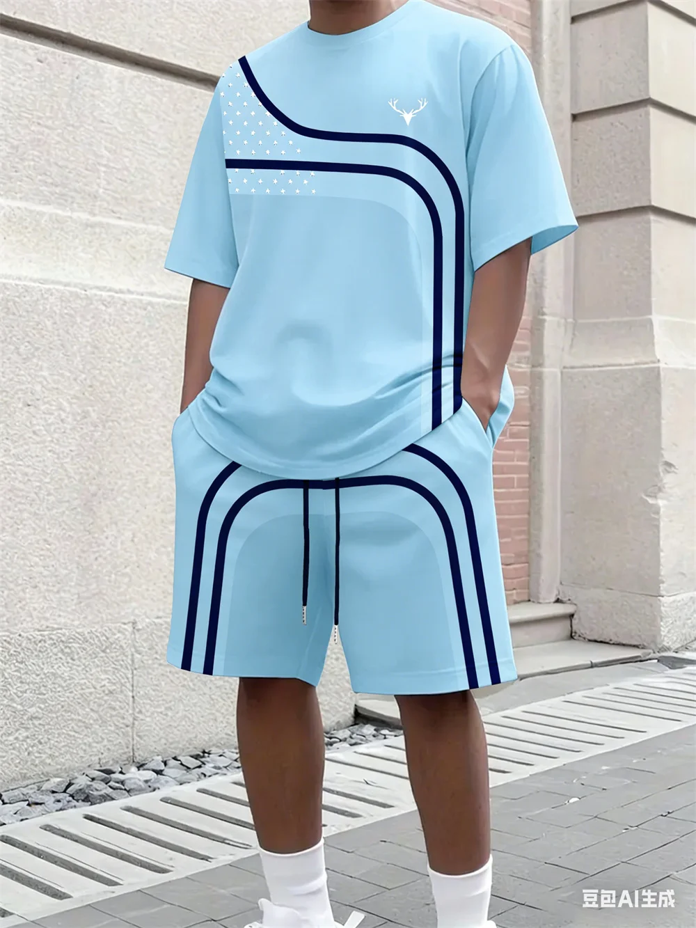 แฟชั่นฤดูร้อนผู้ชายลายพิมพ์ลาย - Street Fashion Clothing บทวิจารณ์และราคา