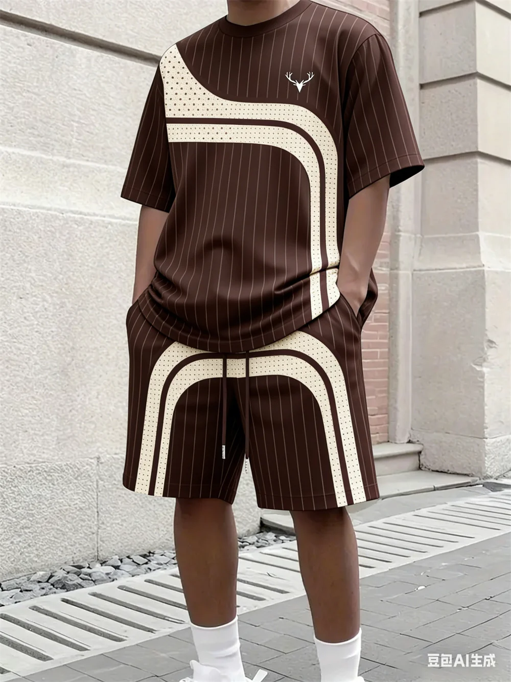 แฟชั่นฤดูร้อนผู้ชายลายพิมพ์ลาย - Street Fashion Clothing บทวิจารณ์และราคา